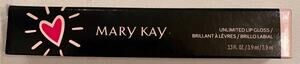 NIB Mary Kay Unlimited Lip Gloss Confident Pink 169299 .13floz